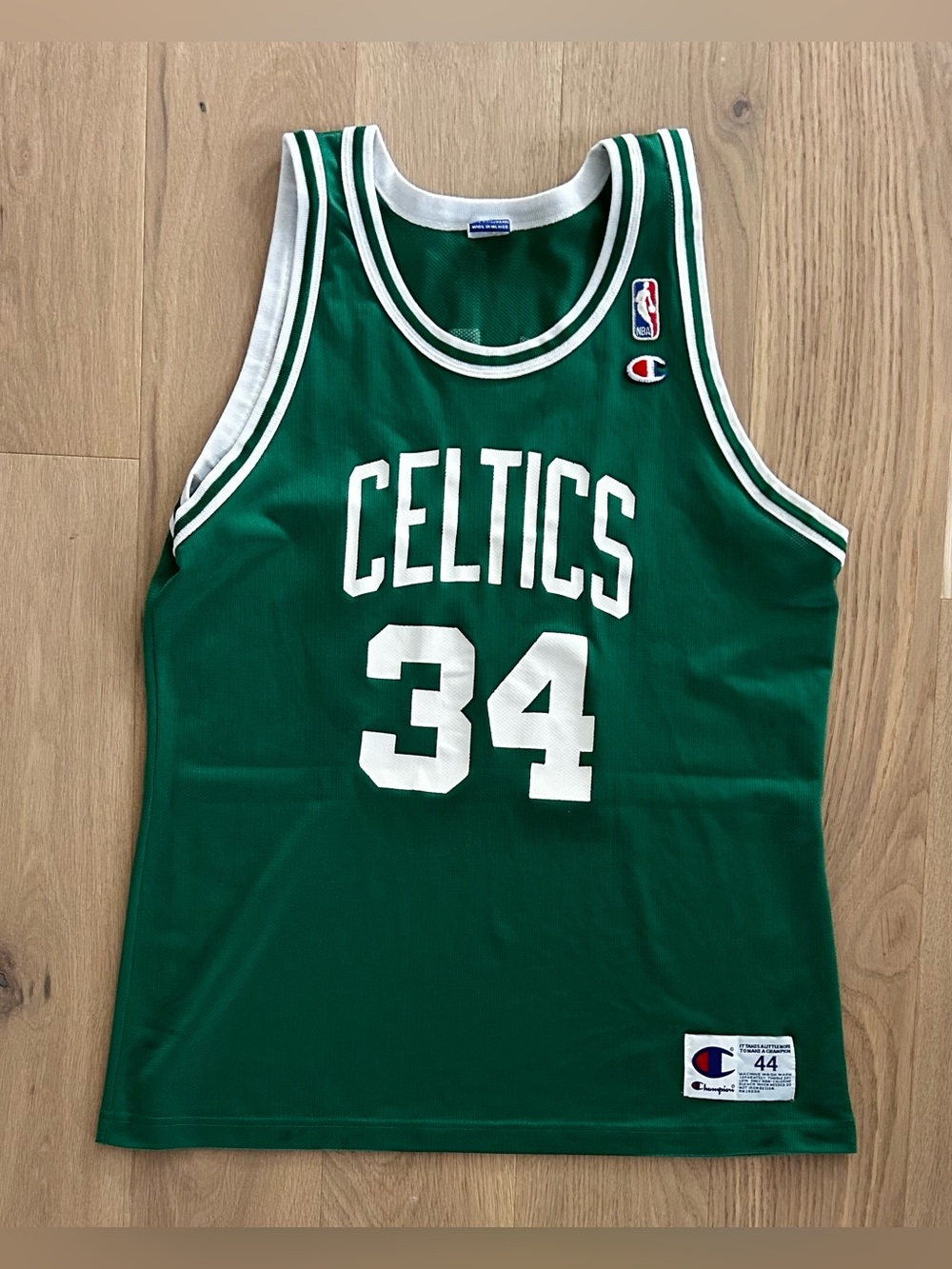 Vintage 90s Champion Paul Pierce Boston Celtics NBA Basketball Jersey
